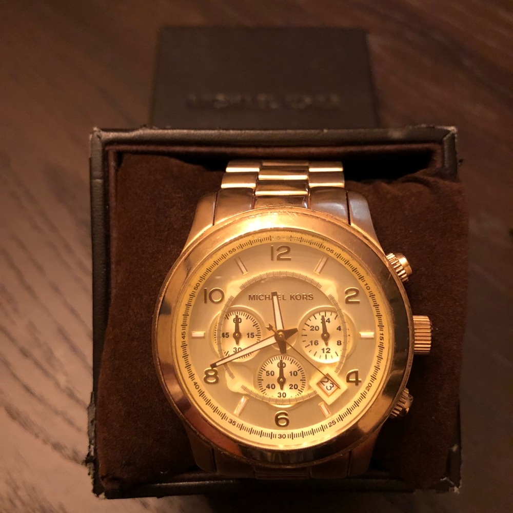 Unisex Gold Michael Kors Watch